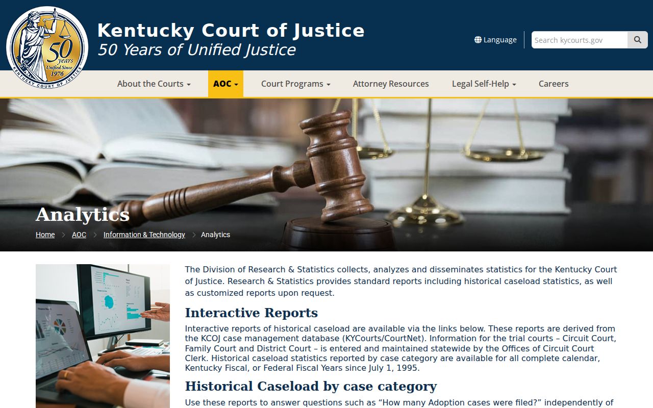 Butler County criminal court case context in Kentucky AOC analytics